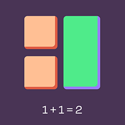 Pikado Playing with Numbers - unit blocks to combine or split to illustrate operations